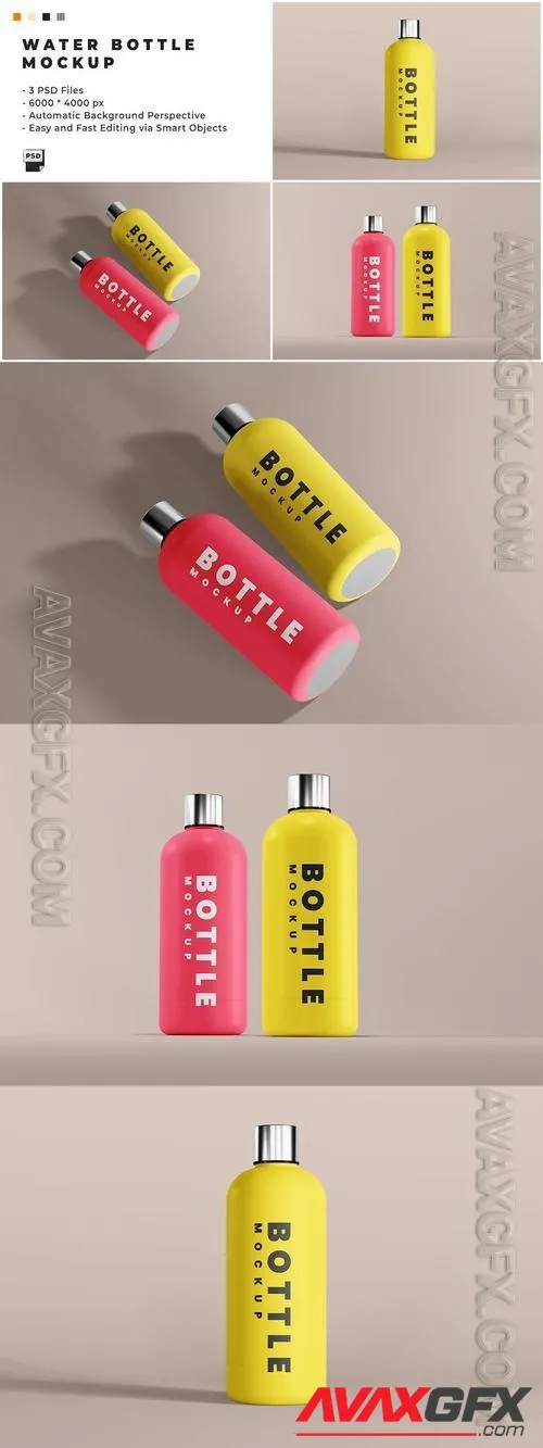 Water Bottle Mockup