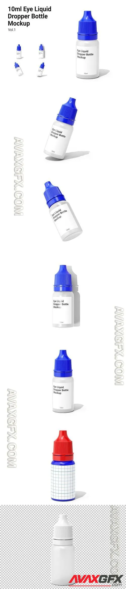 Eye Liquid Dropper Bottle Mockup Vol.1