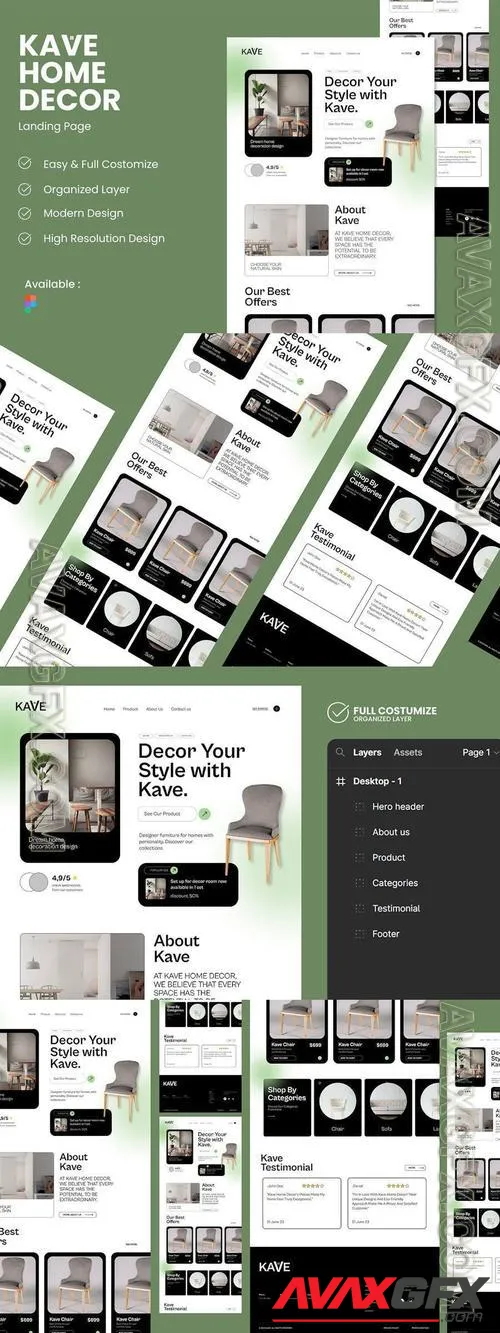 Kave Home decor company Landing Page