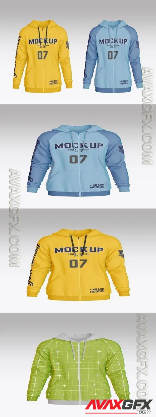 Sport Sweatshirt Hoodie Mockup