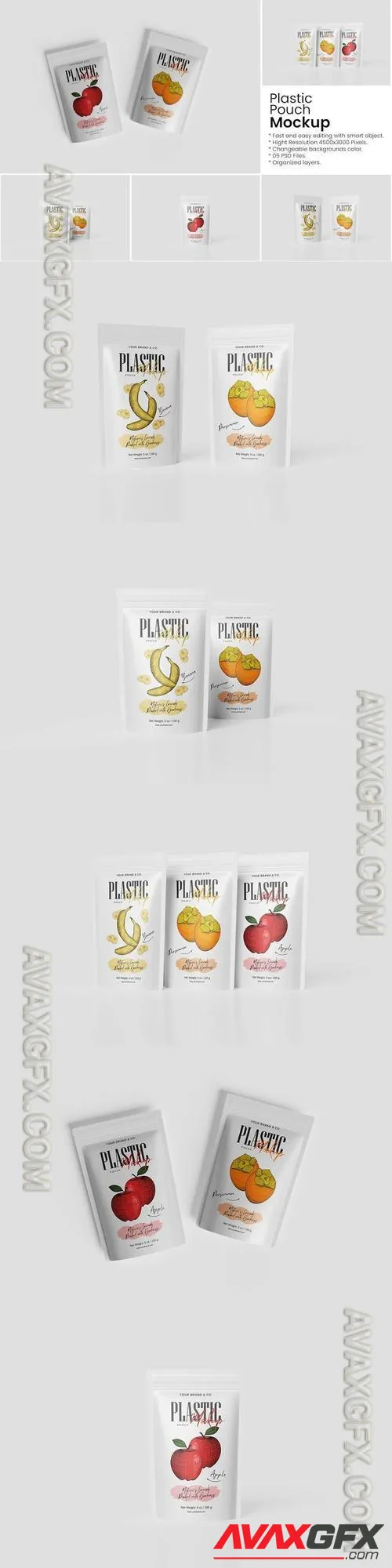 Plastic Pouch Mockup