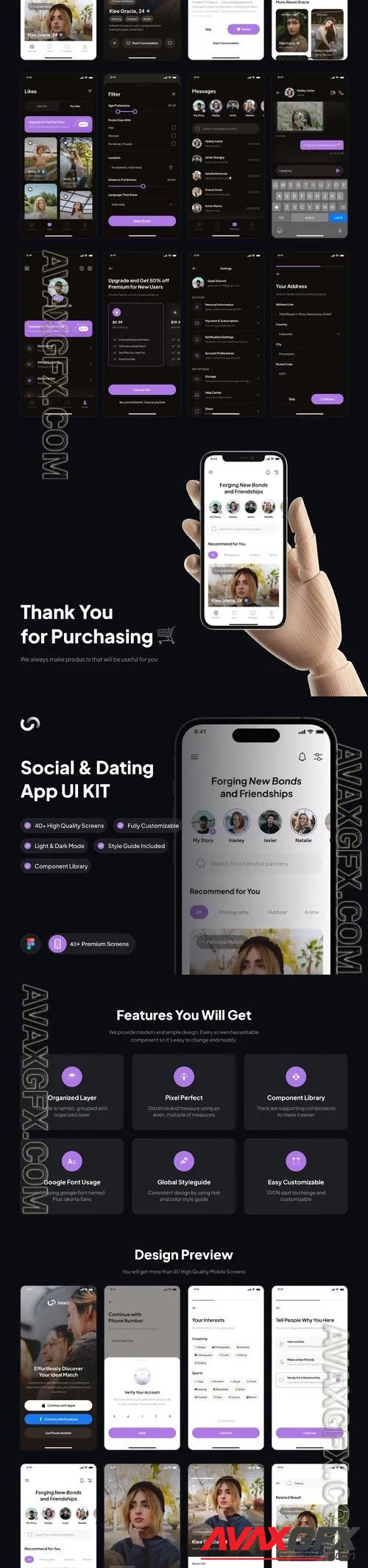 Heact Dating Apps UI Kit