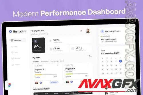 Modern Performance Dashboard