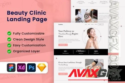 Lumina - Beauty Clinic Landing Page