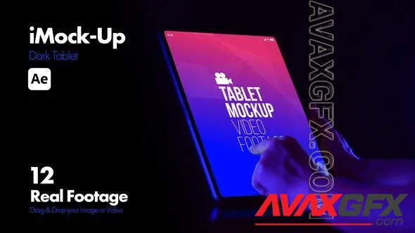 iMock-Up Dark Tablet 51066156 Videohive