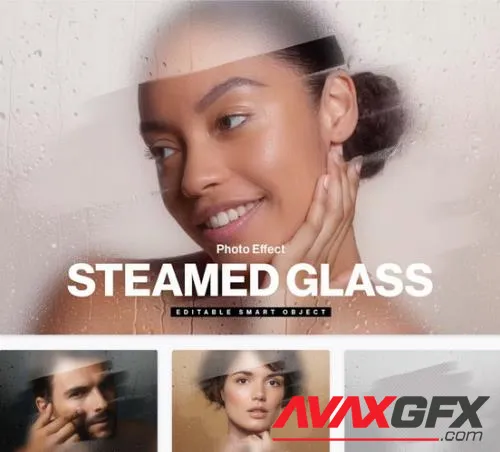 Steamed Glass Photo Effect Template - R27LG4X