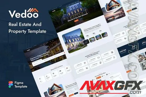 Vedoo - Property & Real Estate Figma Template