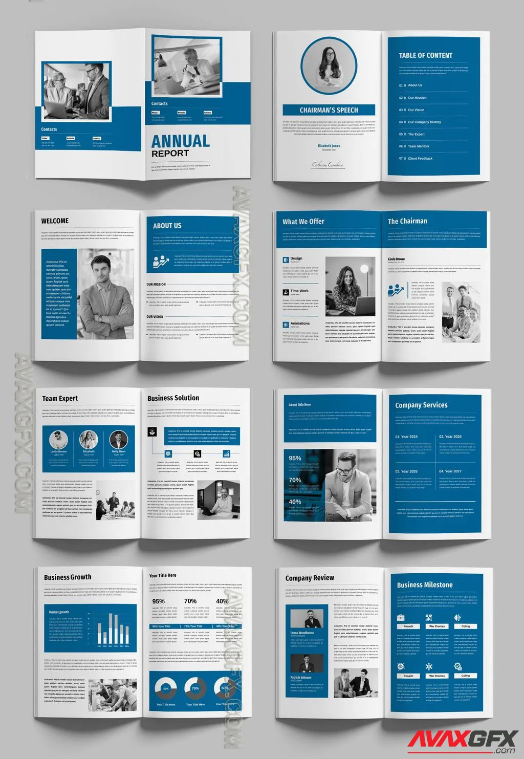 Adobestock - Annual Report Template 757152528