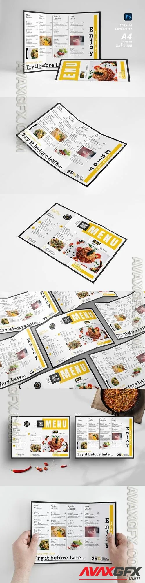 Trifold Menu CBFJZLE