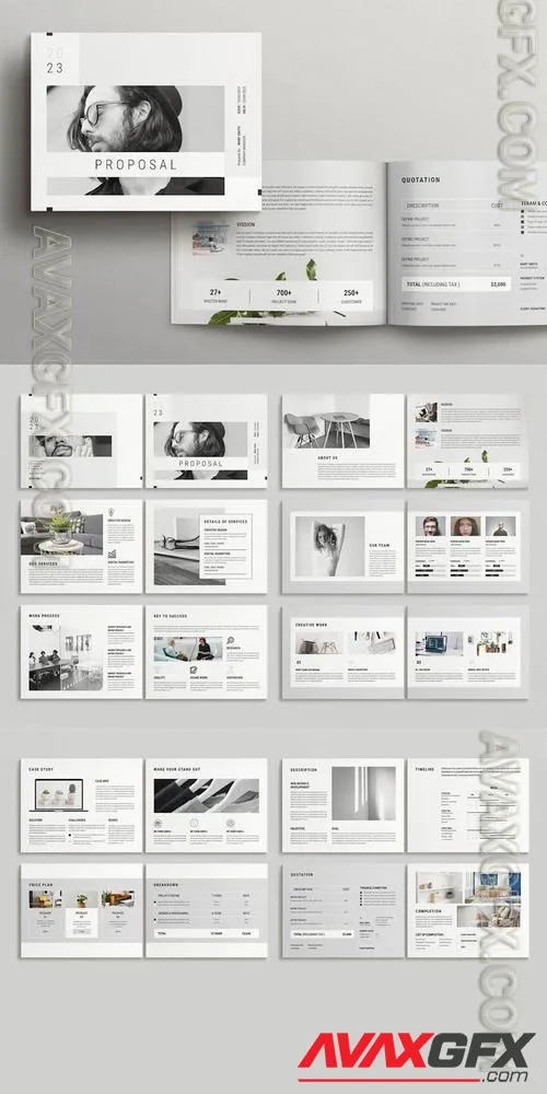 Business Proposal Template Landscape