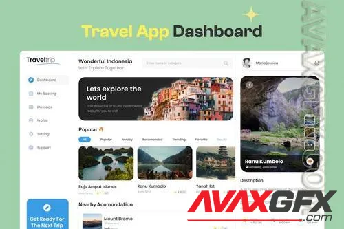 Travel App Dashboard