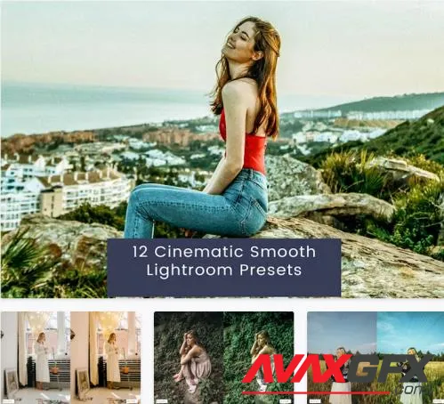 12 Cinematic Smooth Lightroom Presets - RTKXMZ4