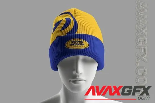 Beanie with Mannequin Mockup