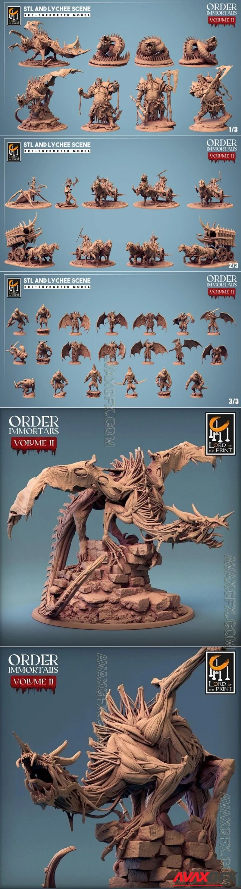 Lord of the Print - Order Immortalis Volume 2 February 2024 - STL 3D Model