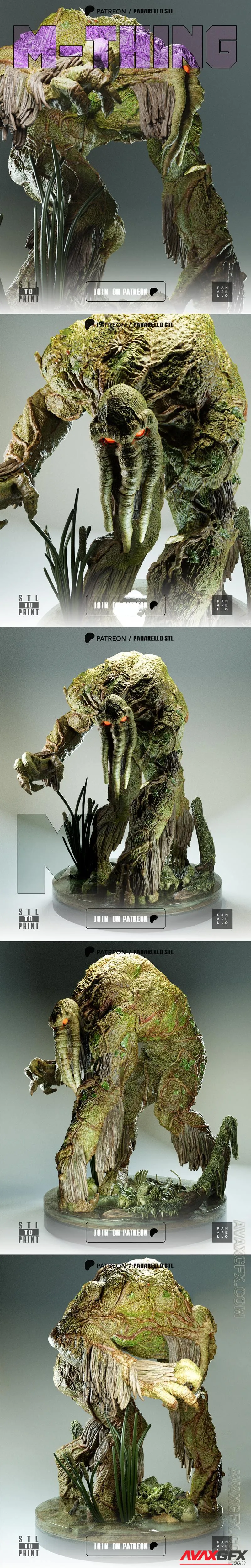 Panarello - Man-Thing - STL 3D Model