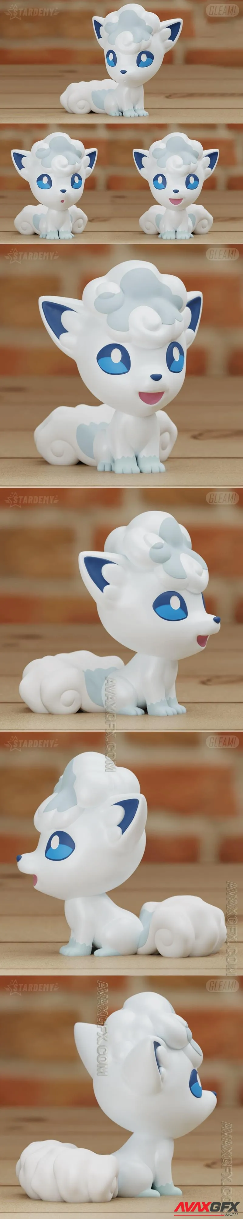 Vulpix Alola - STL 3D Model