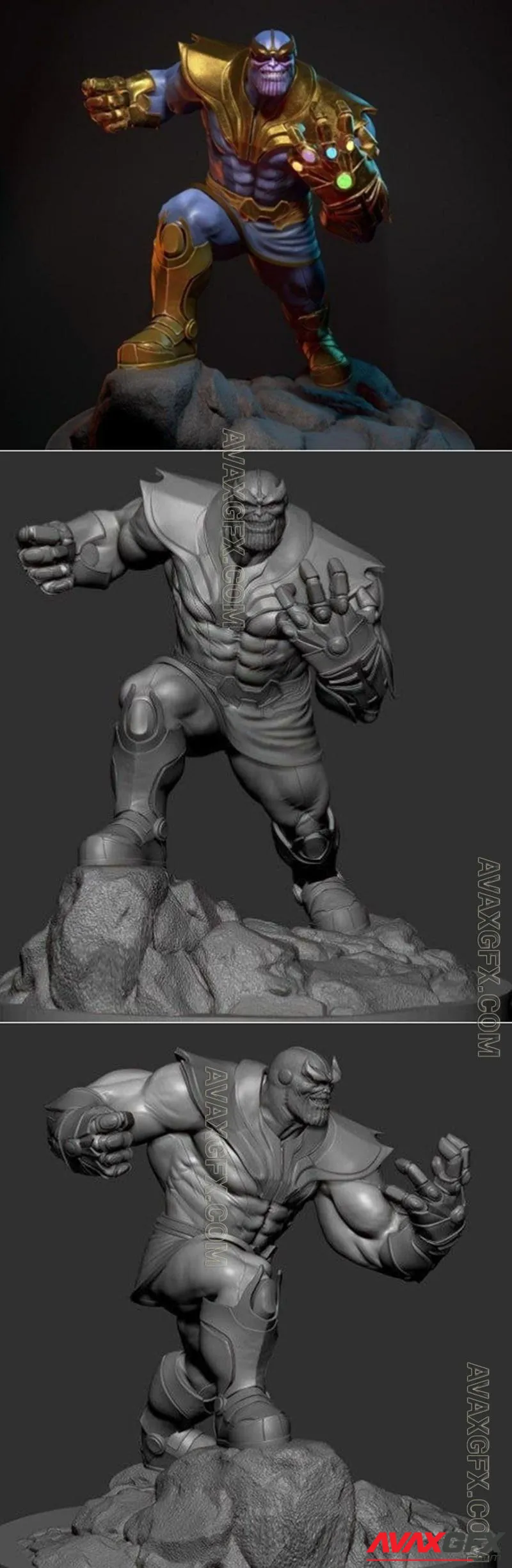 Thanos Classic - STL 3D Model