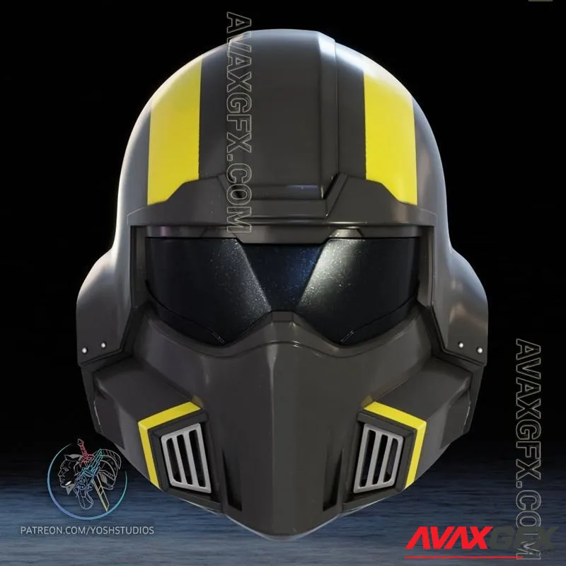 Hell Diver 2 Helmet - STL 3D Model