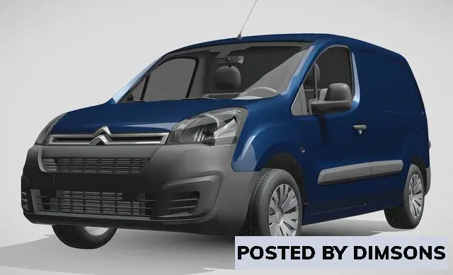 Vehicles, cars Citroën Berlingo Van L1 Full Electric 2017  - 3D Model