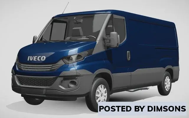 Vehicles, cars Iveco daily l2h1 2017  - 3D Model