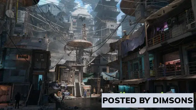 Unreal Engine Environments Kitbash3D - Future Slums 2 UE