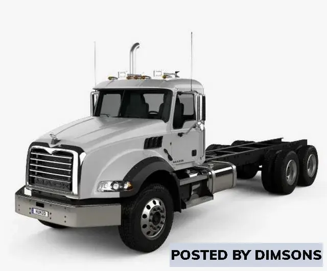 Vehicles, cars Mack Granite Chassis Truck 3axle 2002