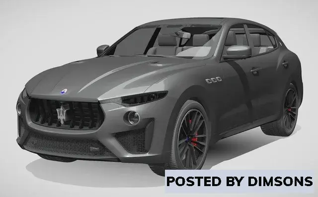 Vehicles, cars Maserati levante trofeo 2019  - 3D Model