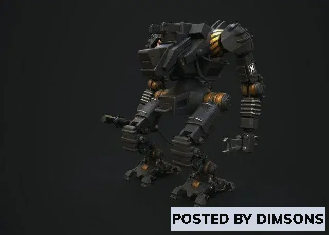Robots Mech support  - 3D Model