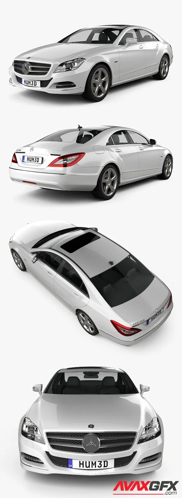 Mercedes-Benz CLS-class (W218) 2014 3D Model