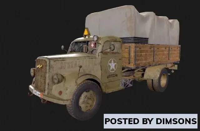Military OPEL BLITZ - 3D Model