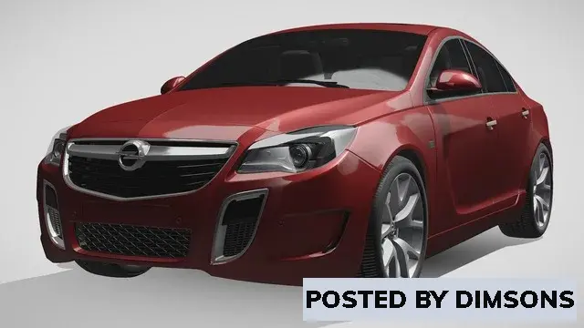 Vehicles, cars The Opel Insignia OPC  - 3D Model