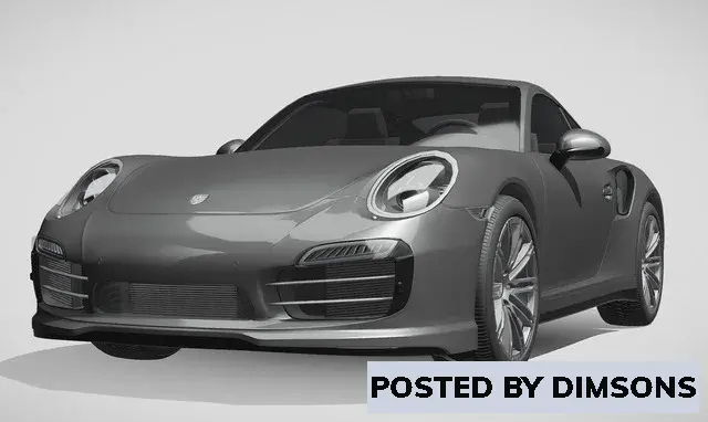 Vehicles, cars Porsche 911 2013  - 3D Model