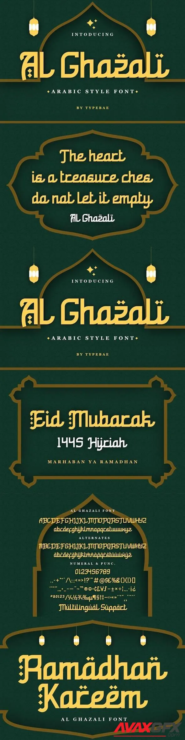 Al Ghazali - Arabic Style Font