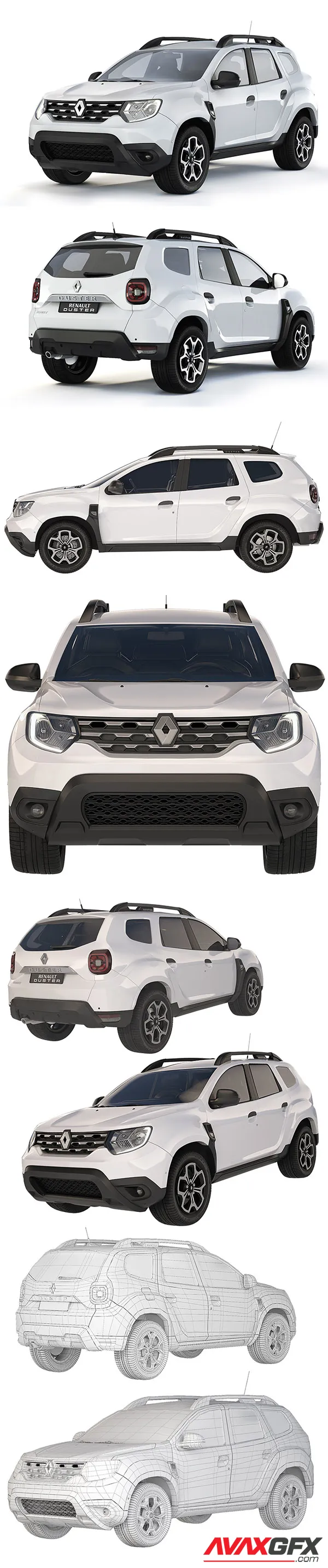 Renault Duster 2018 3D Model