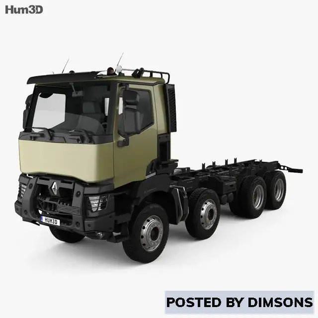Vehicles, cars Renault K430 Chassis Truck 4axis 2013