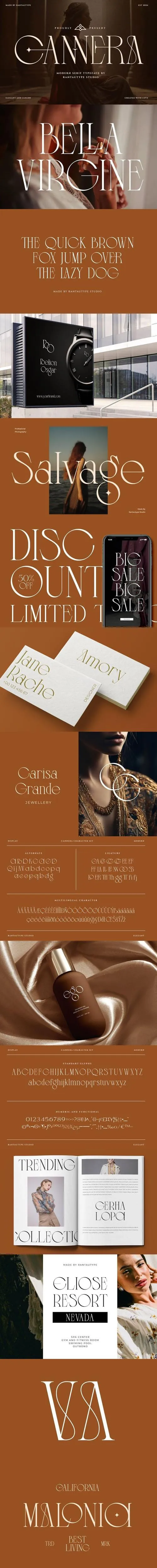 Cannera Modern Serif Font