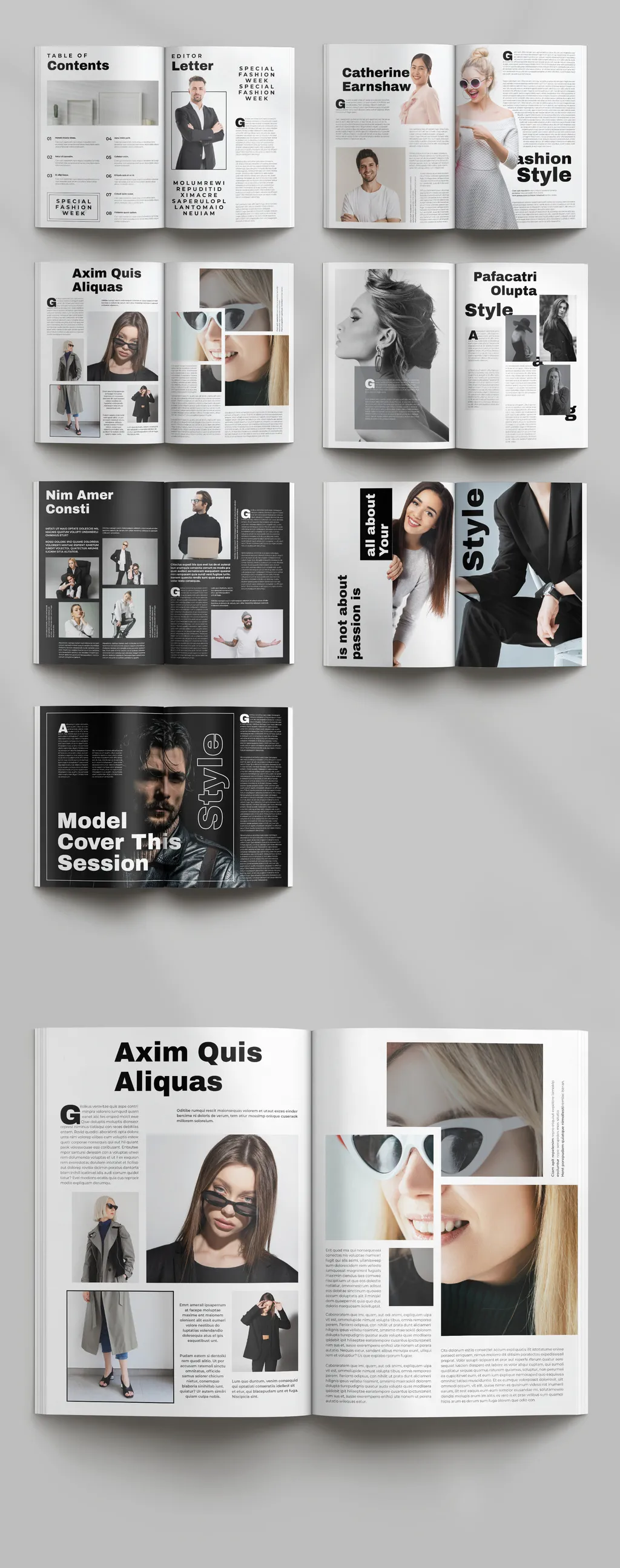 Adobestock - Simple Magazine Layout 716597007