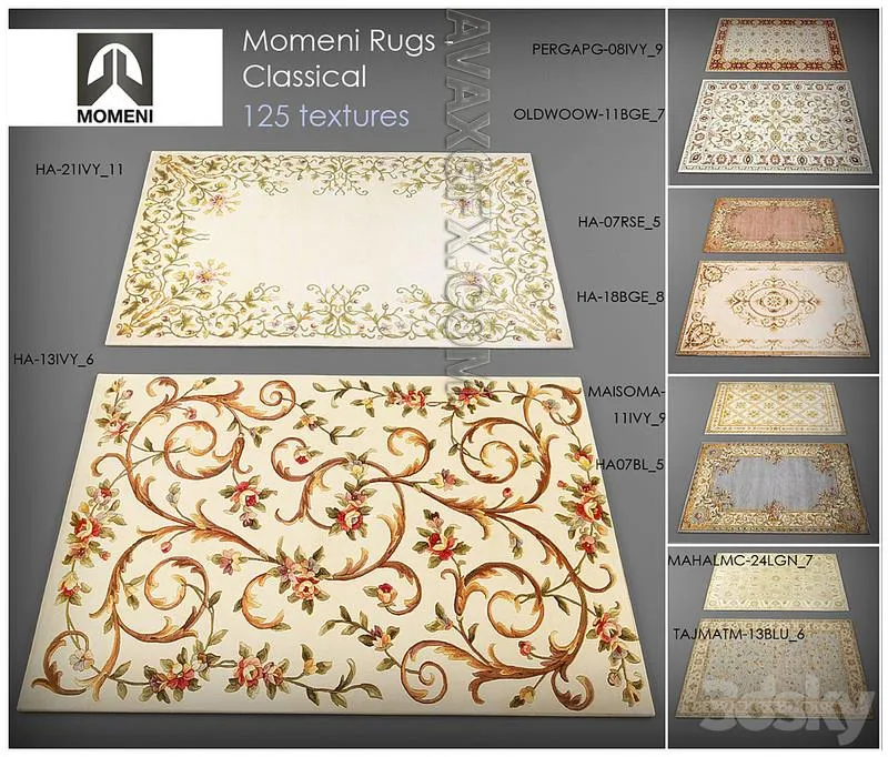 Momeni rugs - classical - 3D Model MAX