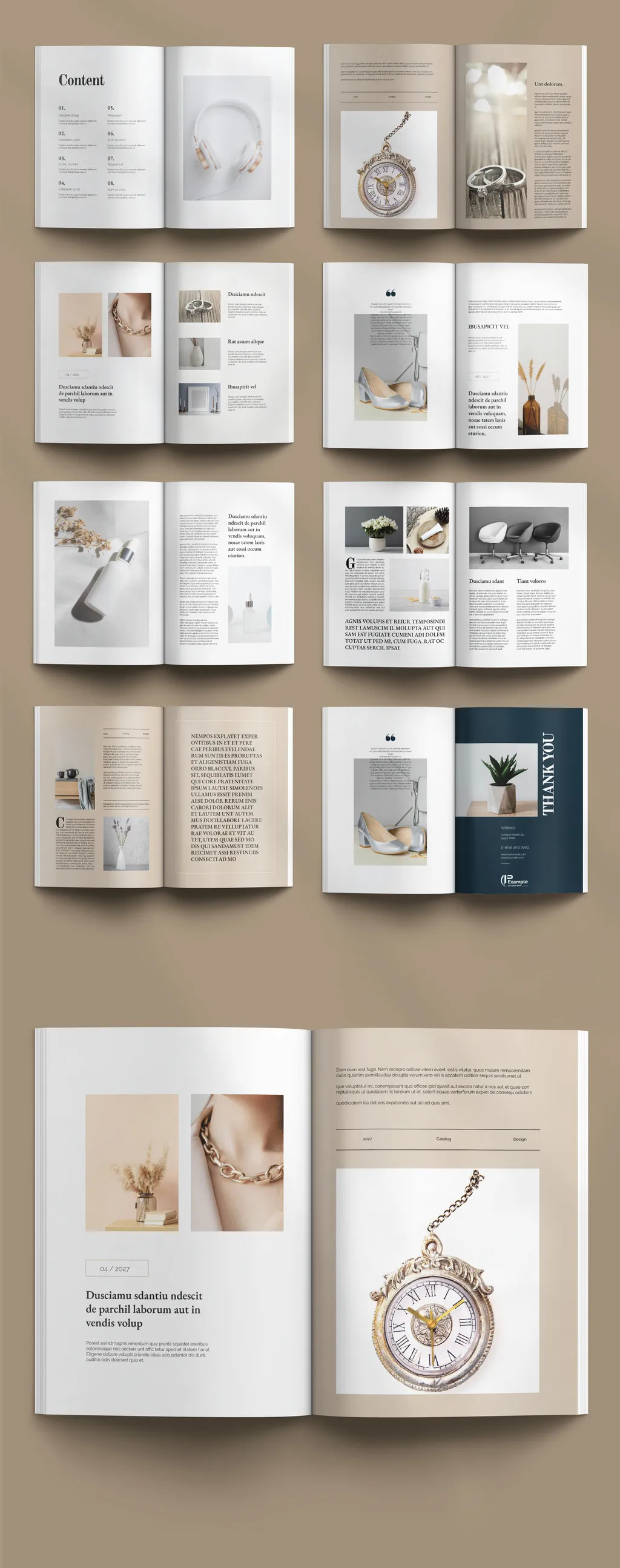 Adobestock - Catalog Brochure Template 716563799