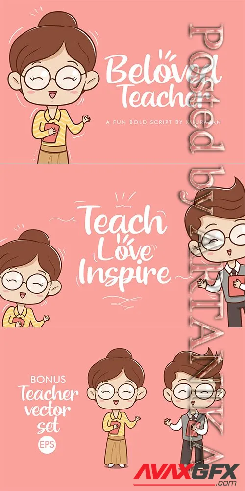 Beloved Teacher Font