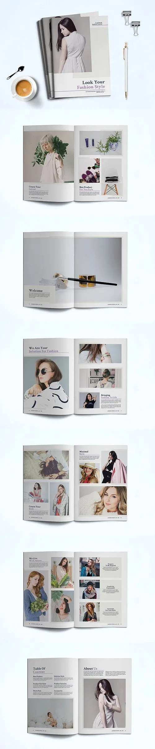 Fashion Lookbook Template