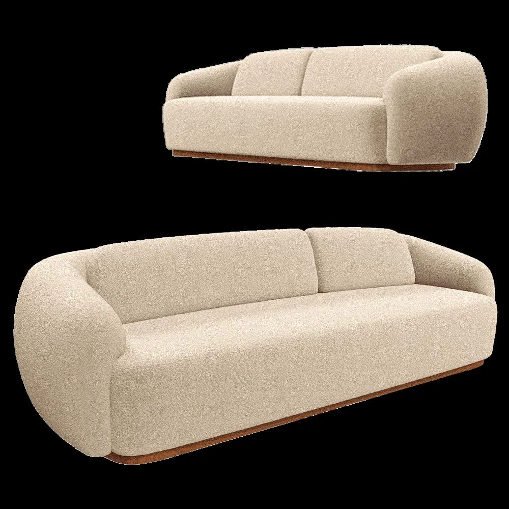 Coral Sofa 3D Model