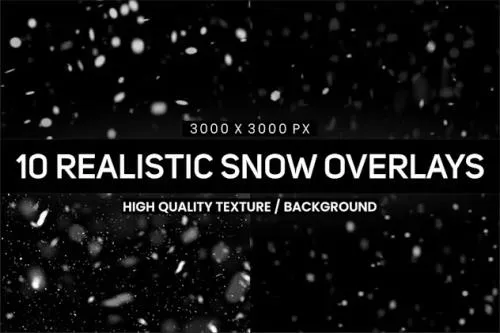 10 Realistic Snow Overlays - 63S3R5E