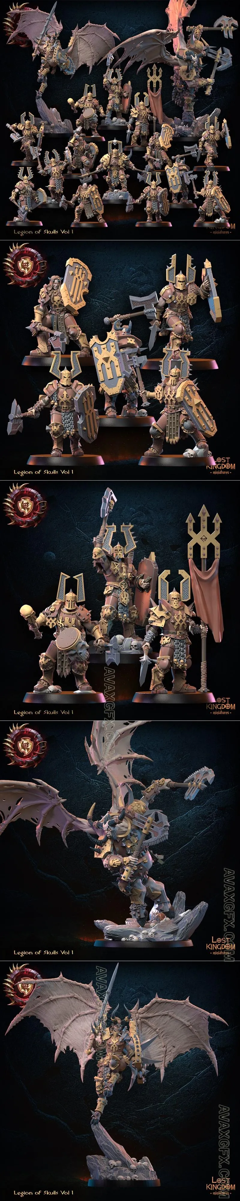 Lost Kingdom Miniatures February 2024 - STL 3D Model