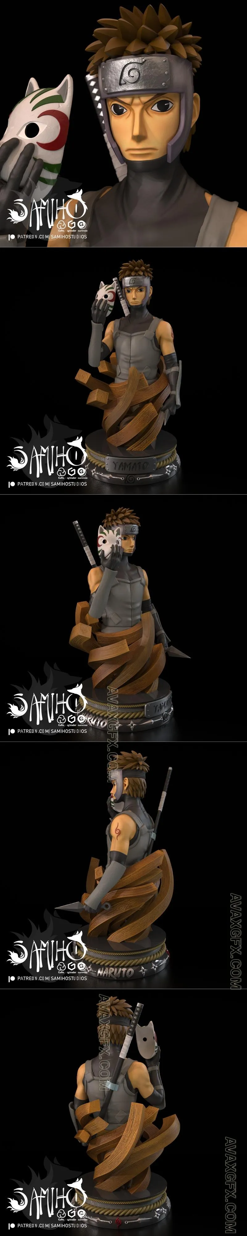 Samiho Studios - Yamato Anbu - STL 3D Model