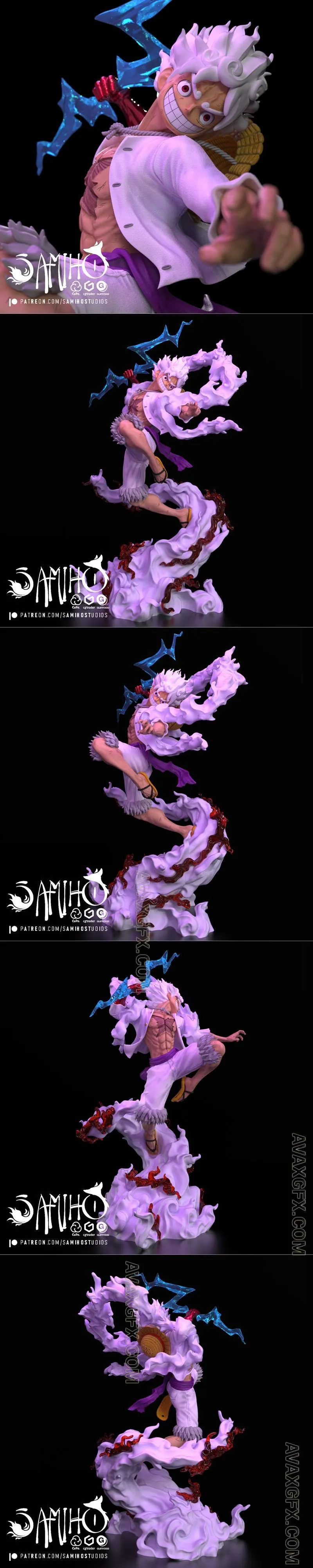 Samiho Studios - Nika Luffy - STL 3D Model