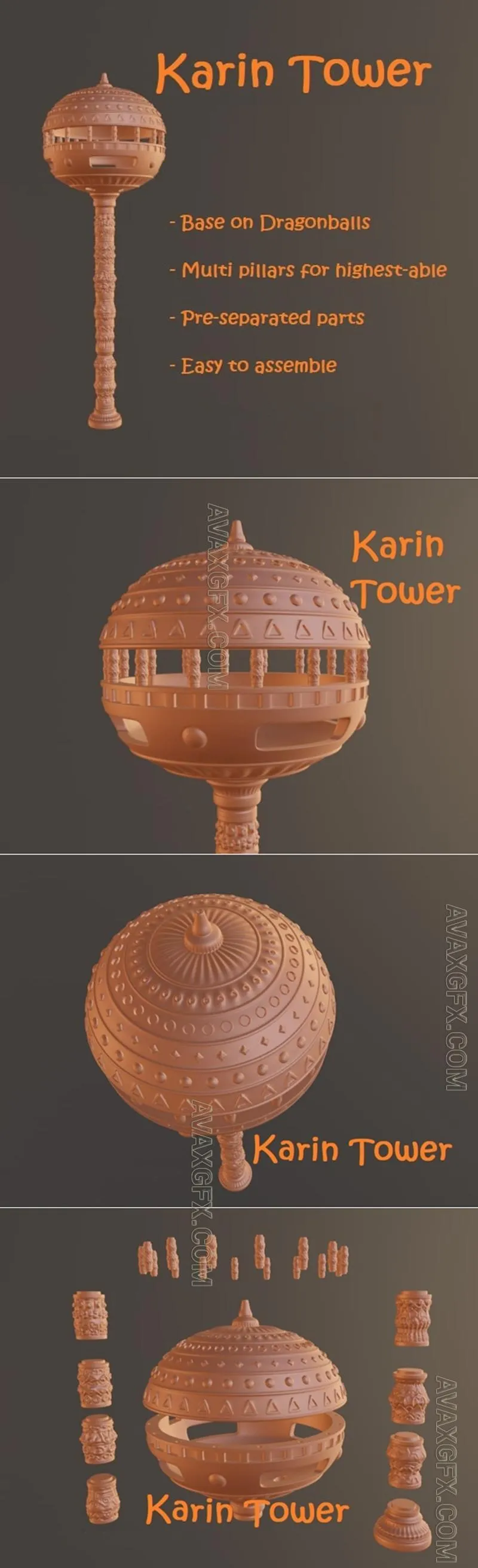 Karin Tower - STL 3D Model