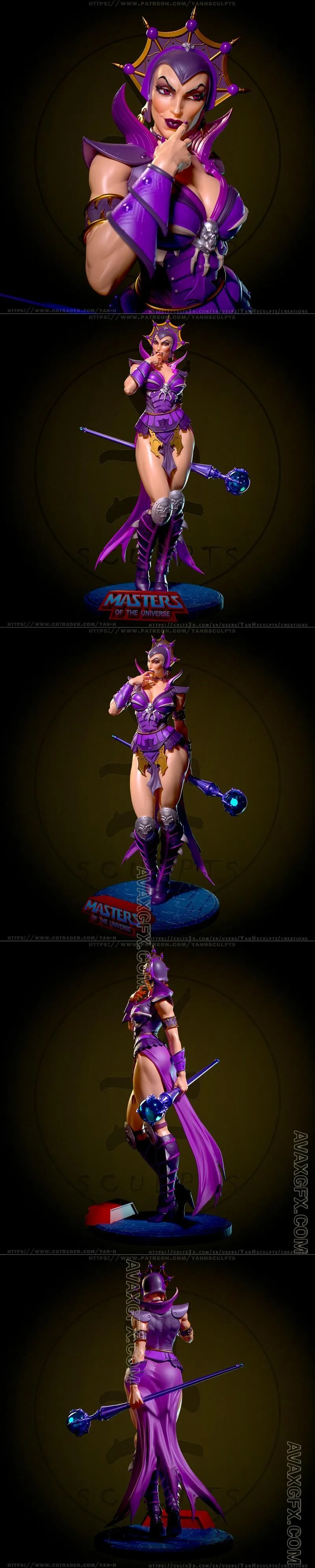 Yan-H Evil Lyn - STL 3D Model