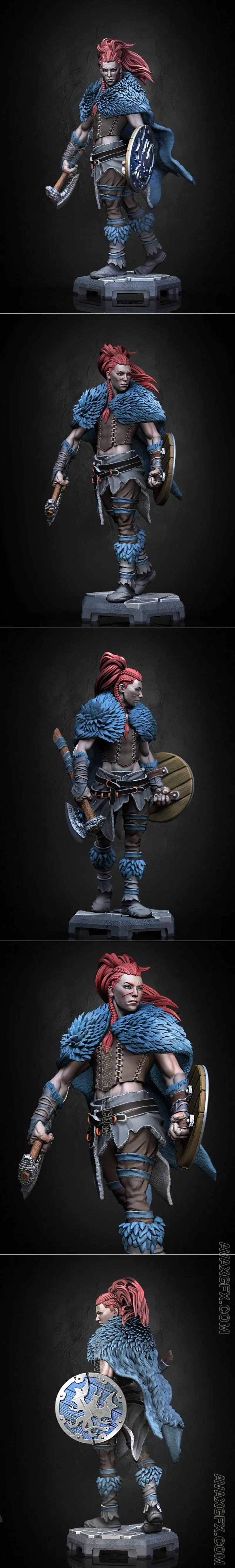 Freyja the Norsewoman - STL 3D Model