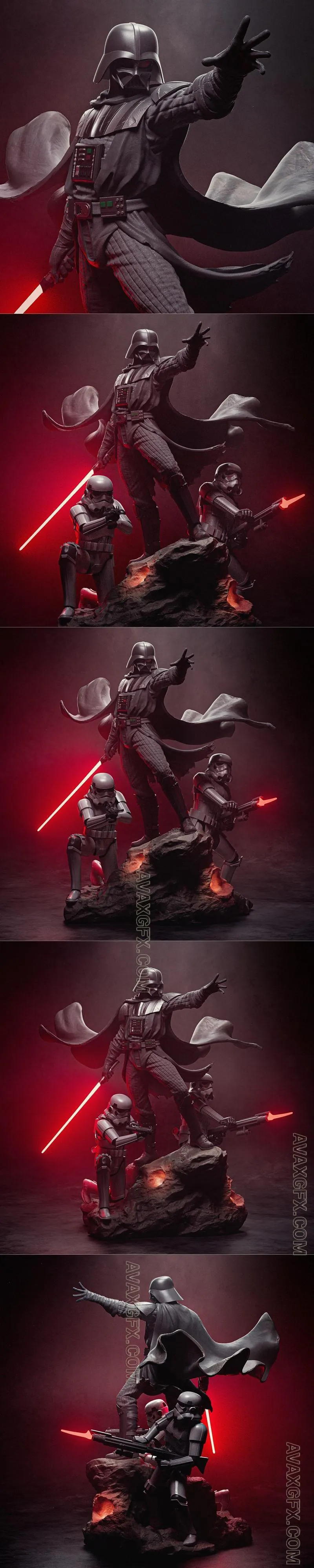 Ca 3d Studios - Darth Vader Diorama - STL 3D Model